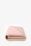 Celine 2017 Gray/Pink Leather Continental Wallet