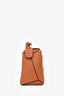 Loewe Brown Leather Small Puzzle Bag with Strap