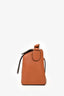 Loewe Brown Leather Small Puzzle Bag with Strap