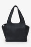 The Row Black Pebbled Calfskin TR1 Shoulder Bag
