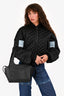 The Row Black Pebbled Calfskin TR1 Shoulder Bag