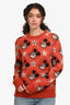 Gucci x Disney Orange Wool/Alpaca Mickey Mouse Sweater