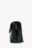 Saint Laurent Black Leather Small LouLou Chevron Quilted Shoulder Bag