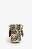 Christian Dior 2023 Taupe Leather 'Plan de Paris' Small Lady D-Joy Bag