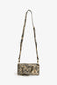 Christian Dior 2023 Taupe Leather 'Plan de Paris' Small Lady D-Joy Bag