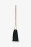 Strathberry Green Leather Mini Shoulder Bag