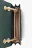 Strathberry Green Leather Mini Shoulder Bag