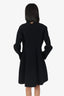 Georgio Armani Black Wool Evening Coat Size 44