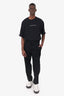 Comme des Garcons Black Wool Straight Leg Trousers Size L Mens