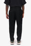 Comme des Garcons Black Wool Straight Leg Trousers Size L Mens