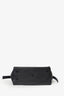 Saint Laurent Black Embossed Trim Leather Downtown Baby Cabas Bag with Strap