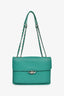 Pre-Loved Chanel™ 2017 Green Leather CC Urban Companion Flap Bag