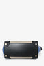 Celine Black/Blue/Taupe Leather Micro Luggage Bag