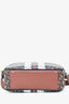 Burberry Brown Leather TB Monogram Camera Crossbody Bag