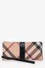 Burberry Beige/Black Canvas/Patent Leather Wristlet