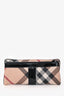 Burberry Beige/Black Canvas/Patent Leather Wristlet