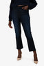 Mother Dark Denim 'The Dazzler' Ankle Mid-Rise Straight-Leg Jeans Size 32