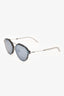 Christian Dior Black/Silver 'DiorEclat' Sunglasses