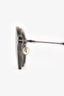 Christian Dior Black/Silver 'DiorEclat' Sunglasses