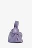 Bottega Veneta Lilac Leather Mini Double Knot Top Handle Bag