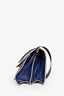 Marni Blue Leather Soft Medium Trunk Bag