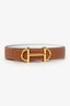 Hermés Gold/Blanc Epsom/Swift Reservable Gamma Belt 24MM