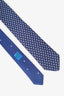 Hermès Blue Silk Horse Printed Tie