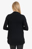 Theory Black Wool/Silk Open Cardigan Size P/TP