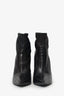 Giuseppe Zanotti Black Leather Heeled Ankle Boots Size 37
