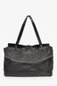 Valentino Black Leather Medium Rockstud 'Trapeze' Tote with Strap