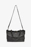 Valentino Black Leather Medium Rockstud 'Trapeze' Tote with Strap