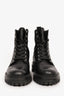 Gianvito Rossi Black Calf Leather Lace-Up 'Martis 20' Boots Size 38.5