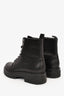 Gianvito Rossi Black Calf Leather Lace-Up 'Martis 20' Boots Size 38.5