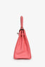 Hermès 2020 Rose D'Ete Evercolour Leather Verso Chevre Kelly Retourne 28