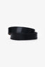 Hermès Black Leather/Palladium Kelly Double Tour bracelet