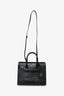 Saint Laurent 2015 Black Croc Embossed Leather Baby Sac De Jour Tote with Strap