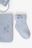 Hermès Blue Cashmere 4 Pieces Baby Gift Set