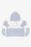 Hermès Blue Cashmere 4 Pieces Baby Gift Set