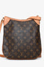Louis Vuitton 2010 Brown Monogram Canvas/Leather Odeon Crossbody Bag