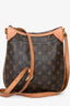 Louis Vuitton 2010 Brown Monogram Canvas/Leather Odeon Crossbody Bag