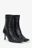 Gucci Black Leather Pointed Toe Ankle Boots Size 8