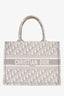 Christian Dior 2020 Grey Oblique Jacquard Medium Book Tote