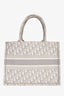 Christian Dior 2020 Grey Oblique Jacquard Medium Book Tote