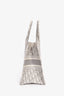 Christian Dior 2020 Grey Oblique Jacquard Medium Book Tote