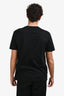 Versace Black Cotton Gold Baroque T-Shirt Size M Mens