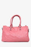 Balenciaga Pink Leather Motocyle Work Bag with Strap