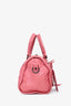 Balenciaga Pink Leather Motocyle Work Bag with Strap