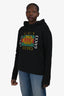 Gucci Black Logo Printed Hoodie Size M