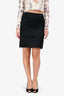 Gucci 2005 Black Midi Skirt Size 40
