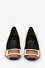 Roger Vivier Brown Leather Buckle Detail Heels Size 36